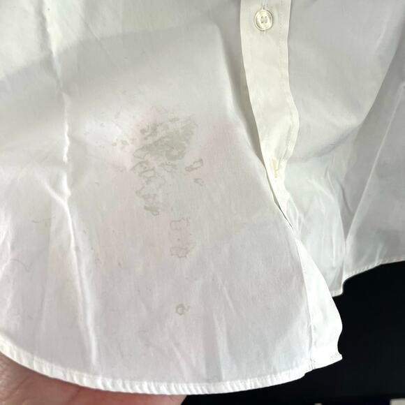 Burberry Brit vintage women’s button front office business long sleeve shirt - Picture 6 of 10